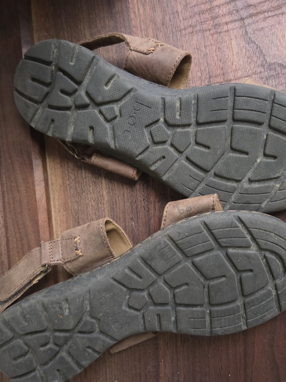 b.o.c. Brown Suede Strap Sandals - Picture 5 of 6